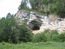 Вид на пещеру с противоположного берега Сима
